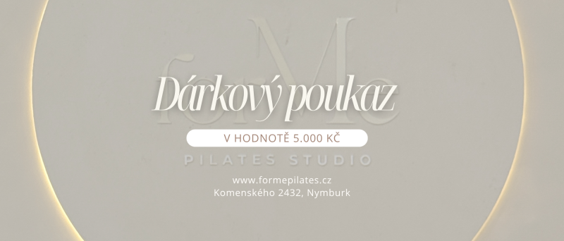 Voucher Poukázka na 5000 Kč