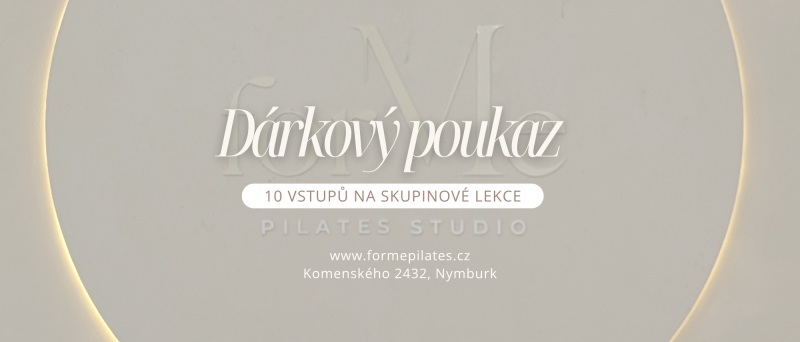 Voucher Poukázka Skupinové lekce 10 vstupů